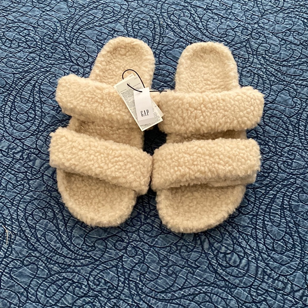 NWT Gap Sherpa Slides